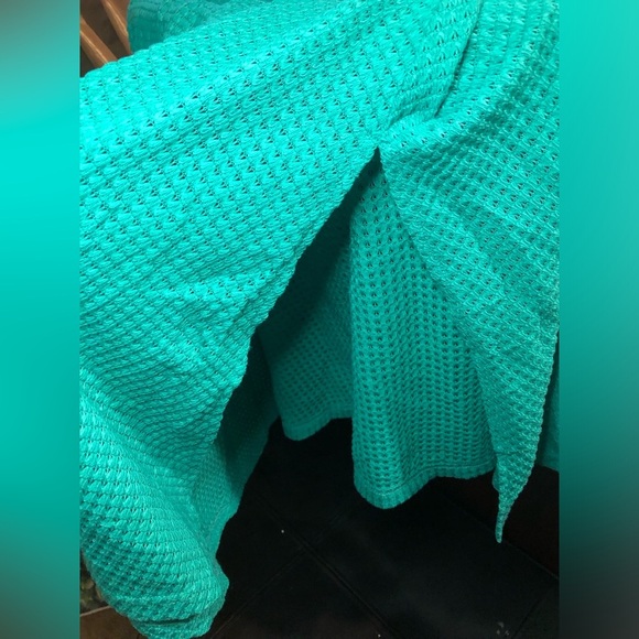 VENUS Teal Green V-Neck Waffle print Dress NWOT S Coverup - Picture 9 of 16